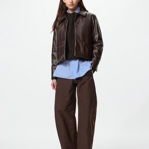 NWT Uniqlo Chocolate Brown Jersey Pants